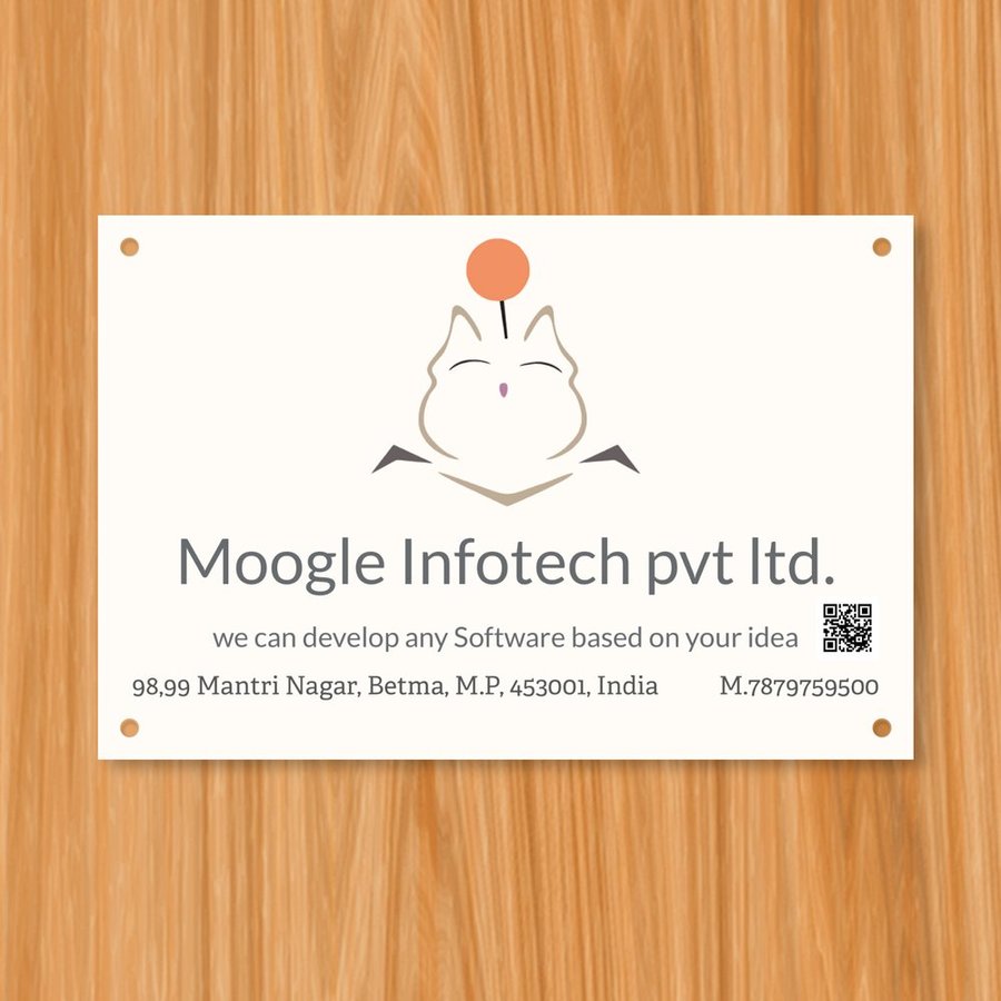 Moogle Infotech office board